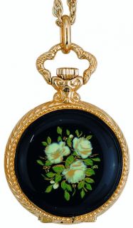 ANDRE MOUCHE WOMENS PENDANT WATCH WITH PAINTED COVER   Renaissance 