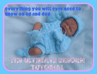   THE ULTIMATE HOW TO MAKE A REBORN DOLL TUTORIAL CD DVD FOR CHRISTMAS