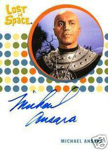 Lost In Space Complete Autograph Michael Ansara/Ruler