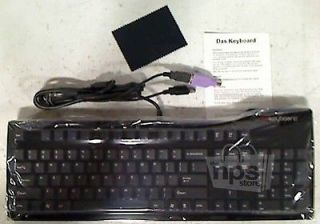 Das Keyboard 3MKPROSIL PS/2 USB PC or MAC Mechanical Keyboard Model S