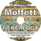 MOFFETT Family Name {1916} Tree History Genealogy Biography ~ Book on 
