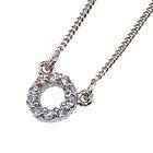 925 Sterling Silver Cubic Zirconia CZ Circle of Love Pendant Necklace