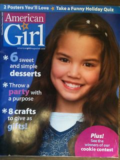 Lot American Girl Magazine November/December 2009 8 Crafts to give as 