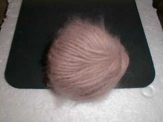 100% ANGORA French Long Hair Yarn TAUPE 3 Balls.not available in 