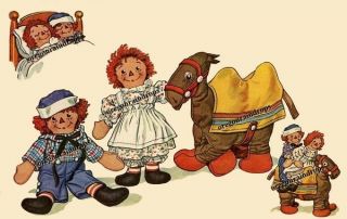   , Company, Character  Raggedy Ann & Andy  Vintage (Pre 1970)