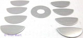 gauge emblem set b style stainless block lettering for 379 359 