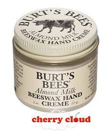 BURTS BEES BURTS ALMOND MILK Beeswax HAND CREAM Nourishing Creme FULL 