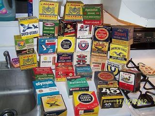 vtg SHOTGUN SHELL BOXES peters olympic remington winchester alcan ALL 