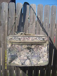 American Tourister Soft Side Tapestry Luggage Suitcase Olive Green 
