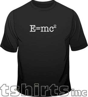 mc2 Albert Einstein Theory Science Mens T Shirt Free Post U.K