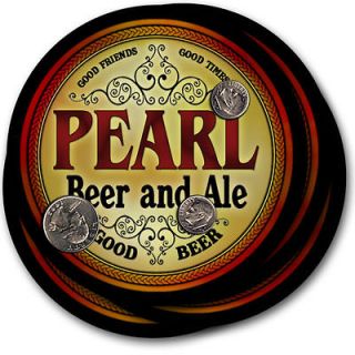 Pearl s Beer & Ale Coasters   4 Pack