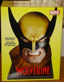 WOLVERINE RESIN HEAD LIFE SIZE BUST DYNAMIC FORCES MARVEL BY ALEX ROSS