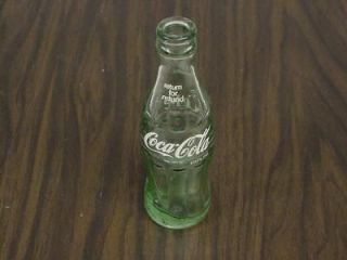Old Green Coca Cola Coke 6.5 oz Embossed Bottom Bottle AMARILLO, TEX