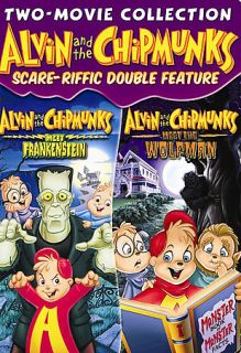Alvin and the Chipmunks Scare riffic Double Feature DVD, 2008, 2 Disc 