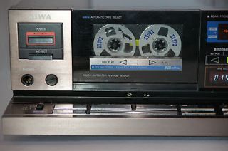 AIWA AD R550, adr550 QUICK AUTO REVERSE STEREO CASSETTE DECK, dolby B 