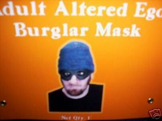 Burglar Thief Robber Alter Ego Mask Costume NWT