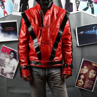   Jackson Thriller Leather JACKET & Free Billie Jean Glove All Size