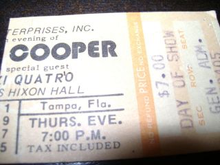 alice cooper schools out 1975 with leather tuscadero suzie 