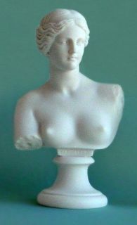   Venus goddess of beauty greek mythology alabaster statue bust