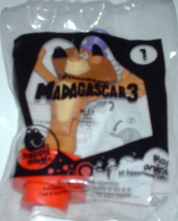 Alex #1 Madagascar 3 2012 McDonalds Happy Meal Toy Sealed in Bag
