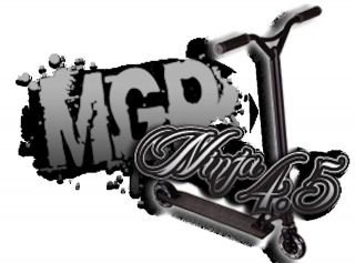 MGP Madd Gear Products Ninja 4.5 Black Scooter NEW