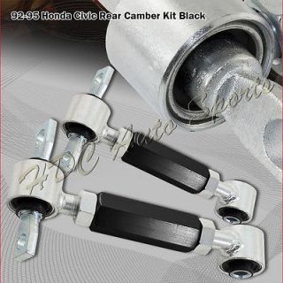   / Del Sol / Integra JDM Black Adjustable Suspension Rear Camber Kit