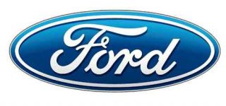 FORD RACING BLUE OVAL vinyl sticker decal 18