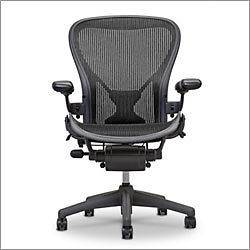Newly listed Herman Miller Aeron Chair with Posturefit & Leather Size 
