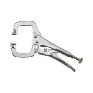   Locking C Clamp with Flex Pads Quick Release Levers Adjustable Jaw