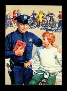 VINTAGE THOMAS D. MURPHY FRIENDLY COUNSELOR BICYCLE SAFETY CALENDAR 