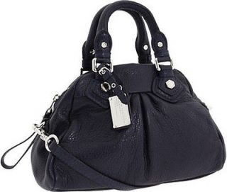   Classic Q Indigo Blue Leather Mini Aidan Convertible Satchel Bag