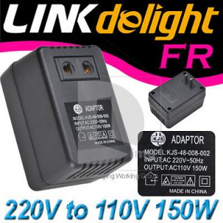  Voltage Converter 220V To 110V Travel Power Transformer Adapter ES101