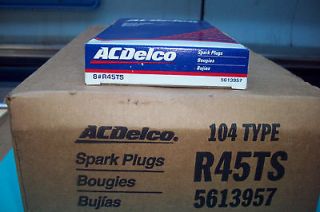 24 AC R45TS (3 SETS OF 8) CHEVYS MOST POPULAR SPARK PLUG 70S,80S 