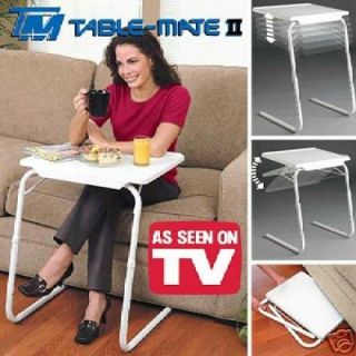 PORTABLE ADJUSTABLE FOLDING TABLE MATE AS SEEN ON TV
