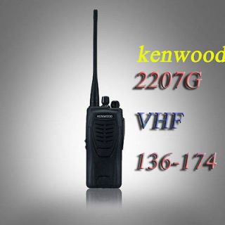   ship New KENWOOD TK2207G 136~174MHz VHF 5W 2 Way Radio+software&cable