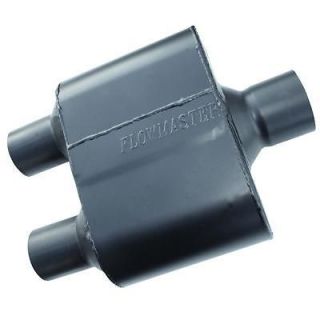 Flowmaster Super 10 Series SS Muffler 3 Center Inlet 2.5 Dual Outlet