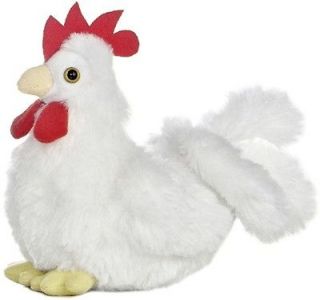 PLUSH STUFFED ULTRA SOFT CLUCK CHICKEN BY AURORA WITH  