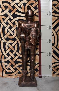 Foot COPPER Suit of Armor Knight   Sword & Shield