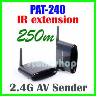PAT 240 2.4GHz Wireless AV Sender TV Audio Video Transmitter Receiver 