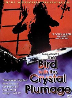 The Bird with the Crystal Plumage DVD, 1999, Uncut Widescreen 