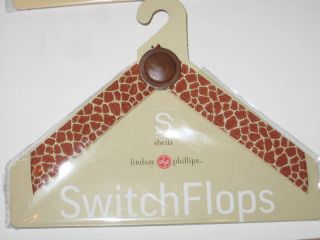Lindsay Phillips Switchflop SHEILA Giraffe Strap NEW