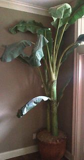 GIANT SILK ARTIFICIAL ROYAL PALM TREE (DOUBLE PALM) WITH BEAUTIFUL 