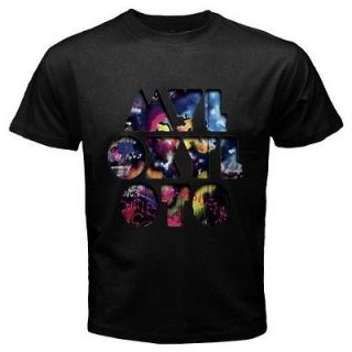  Mylo Xyloto Music Album Logo Rock Band Mens Black T Shirt Size S 3XL