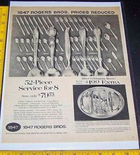 1847 rogers bros silverware in Advertising