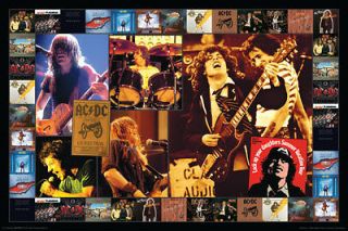 AC/DC ACDC Scrapbook Giant Subway Poster