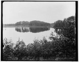 White Bass Lake,water,Sandbergs,Wisconsin,WI,Detroit Publishing 