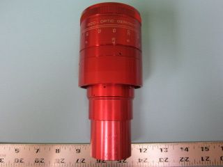   Ultra Star Plus 60mm Integrated Anamorphic 35mm Projector Lens Red