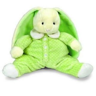 North American Bear Creeper Sleepers Green Bunny 13 Plush Jingle Bell 