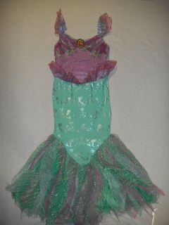 Authentic  Princess Ariel Mermaid Costume Dress size xxs 2 
