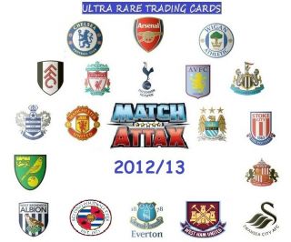 MATCH ATTAX 2012/13 Pick Your Own Club Base Cards 2013 With Manager